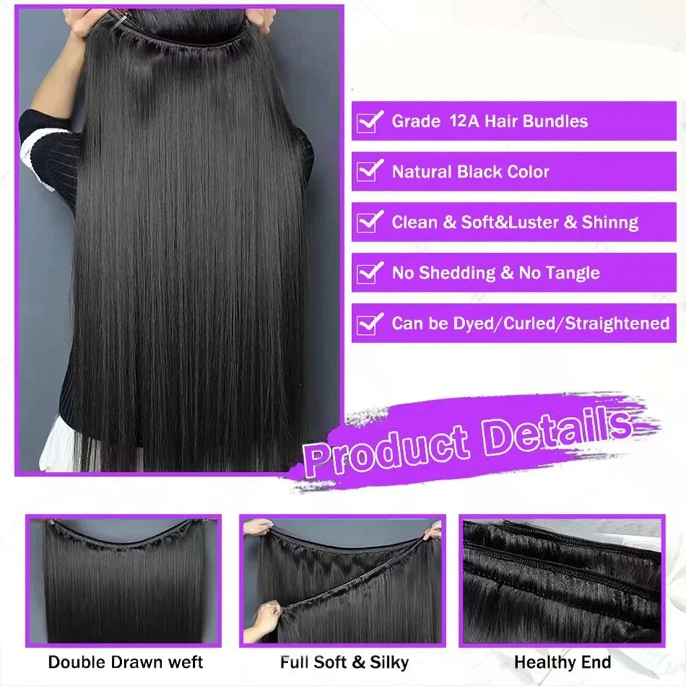 Bone Straight Bundles Human Hair 12a Unprocessed Virgin Raw 1 3 4 Vietnamese 28 30 Inch Bundled