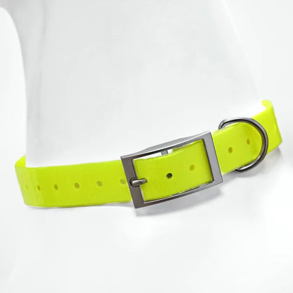 Heavy Duty Waterproof TPU Dog Collar – Adjustable, 8 Colors
