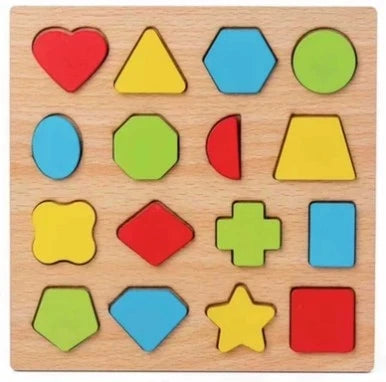 Wooden Alphabet & Number Puzzle Board – Montessori Learning Toy for Kids