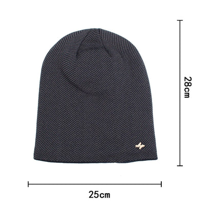 Fleece-Lined Knit Beanie – Warm Winter Hat for Men & Women