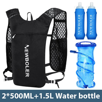 Newboler Trail Running Hydration Vest Backpack – Ultralight Breathable Marathon Pack