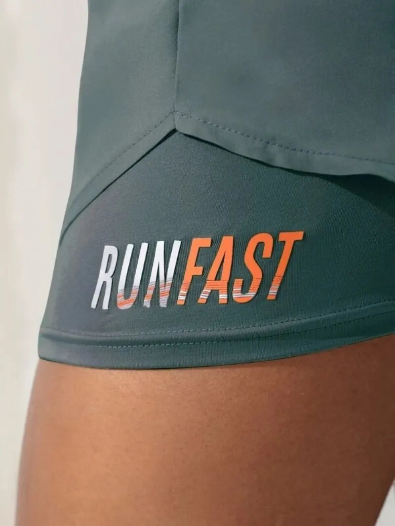 Women's 2-in-1 Running Shorts – High Waist Yoga Workout Shorts