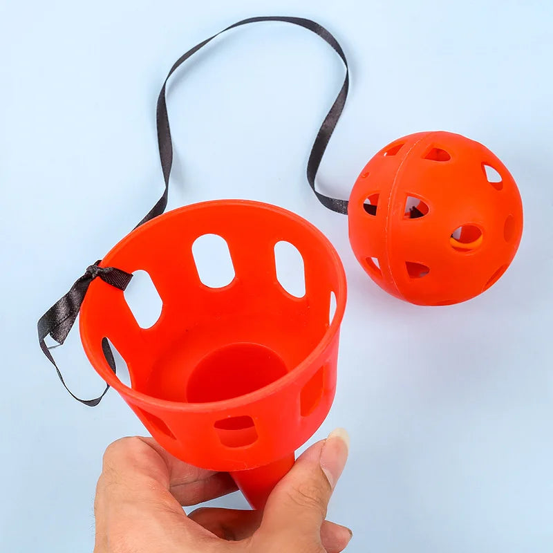 Catch Ball Cone Game Set – Kids Outdoor Throwing & Catching Toy
