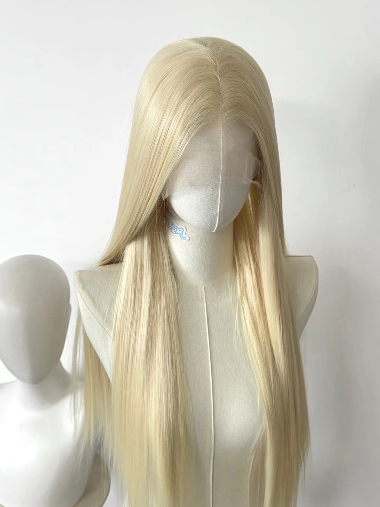 Light Pink Wig Women 13x4 Lace Front 26inch Long Straight Synthetic Wigs Soft Natural Heat-Resistant