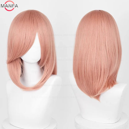 Anime Cosplay Wig - 40cm Medium Straight Wig with Bangs