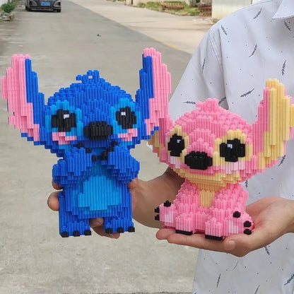Stitch Mini Building Blocks 3D Model – 21cm DIY Brick Assembly Toy