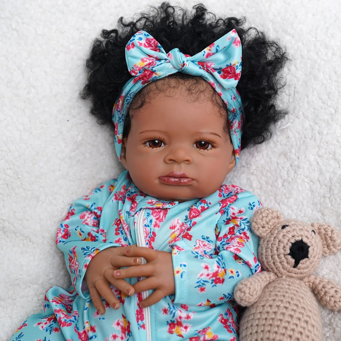 20 Inch Reborn Baby Doll Soft Touch 3D Paint Collectible Art Gift