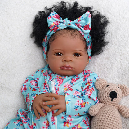 20 Inch Reborn Baby Doll Soft Touch 3D Paint Collectible Art Gift