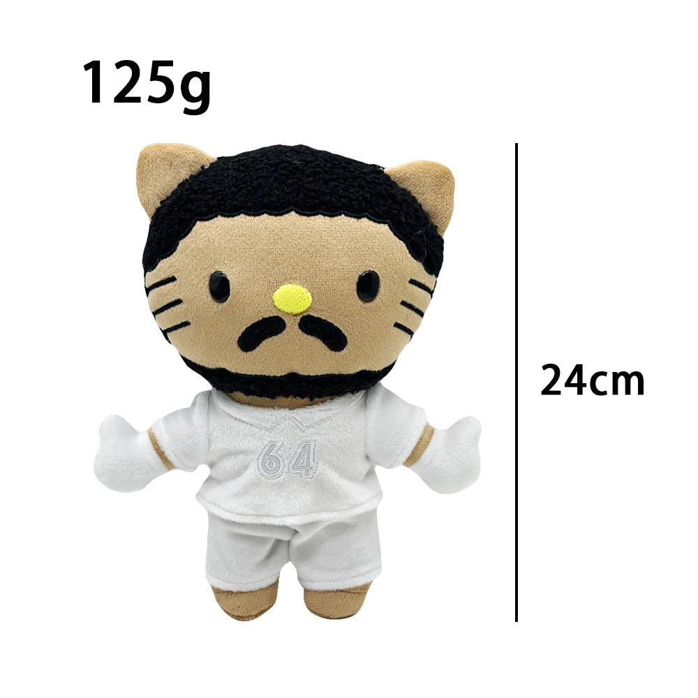 Hip-Hop Cat Plush Toy Doll – Rapper Style Stuffed Animal