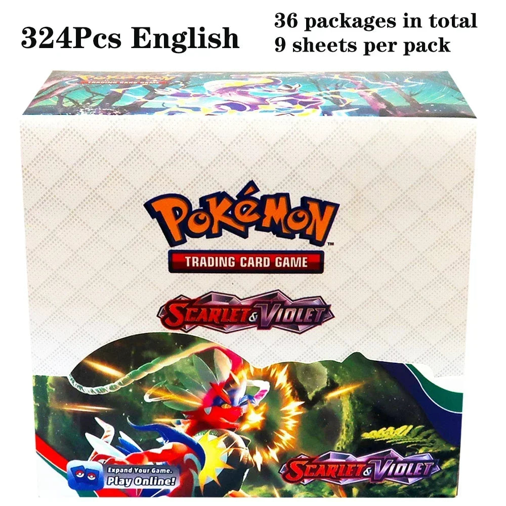 324pcs Pokemon Tcg Sword Shield Tempest Bonds Booster Box Trading Card Game Kids Toys Board