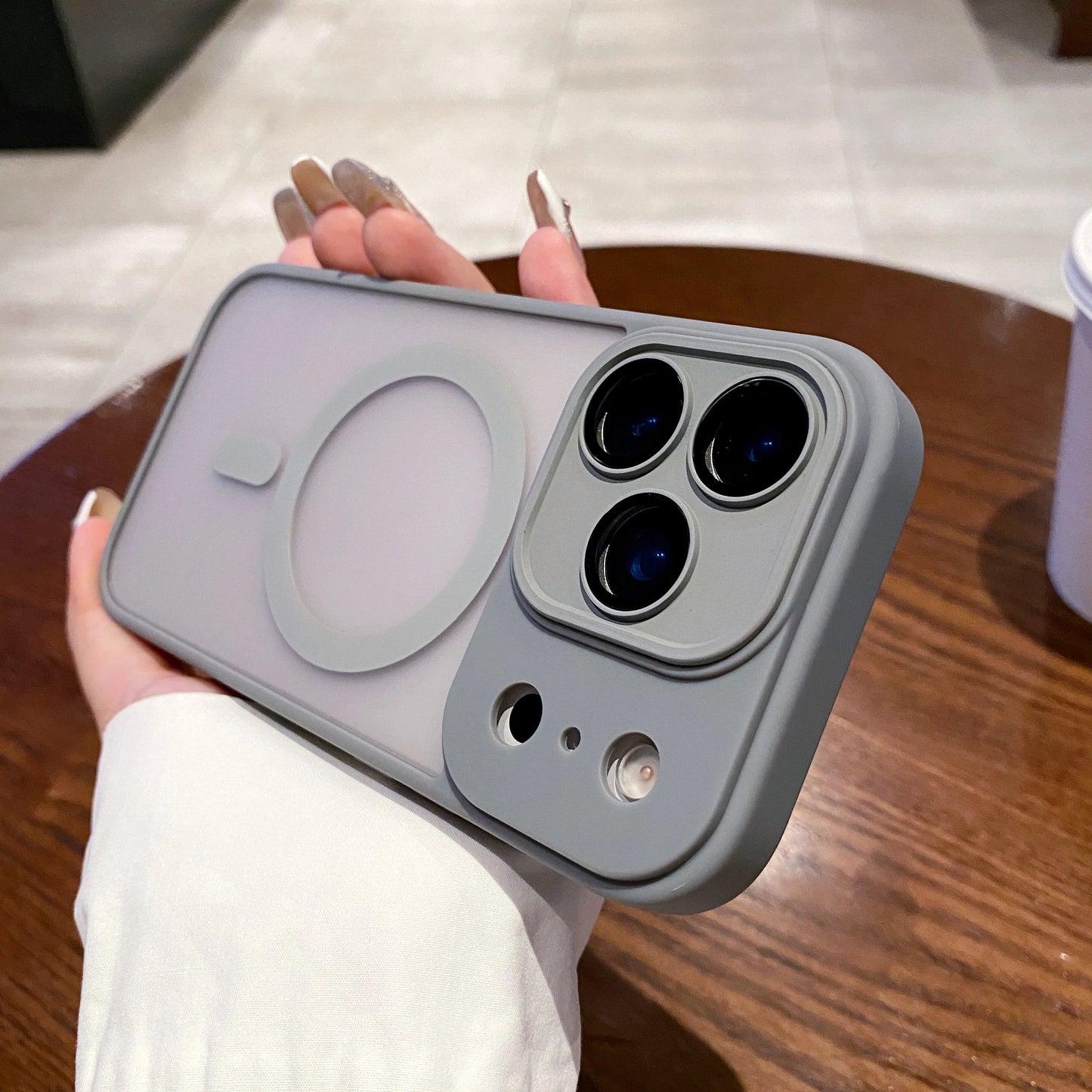 Luxury Matte Magnetic Wireless Charge Case Iphone 17 Pro Max Air Lens Glass Film Clear Hard Bumper