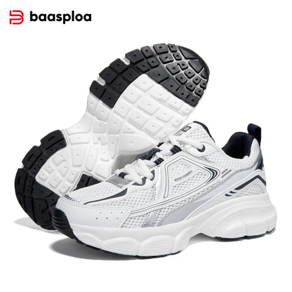 Baasploa Women's Mesh Sneakers – Lightweight Breathable Running Shoes