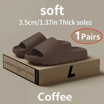 EVA Cloud Slippers – Thick Sole Non-Slip Slides for Men & Women
