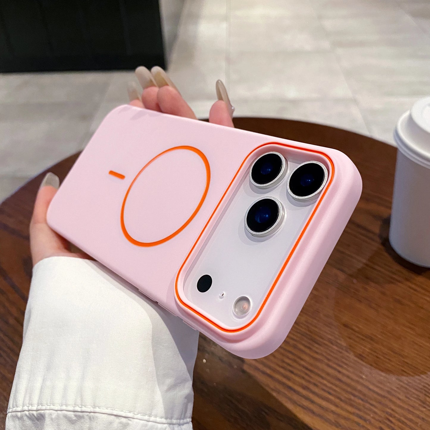 Ultrathin Simple Magnetic Phone Case Iphone 11 12 13 14 15 16 17 18 Pro Max Air Wireless Charging
