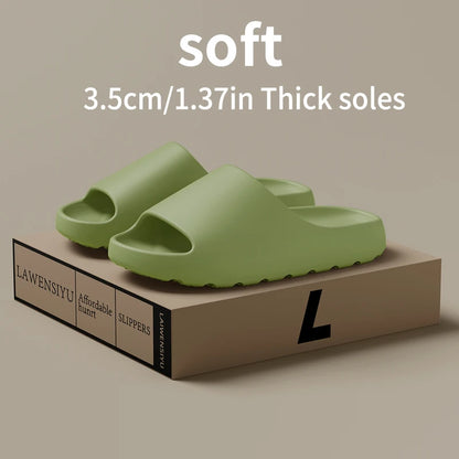 EVA Thick Sole Slide Slippers – Anti-Slip Unisex Indoor Outdoor