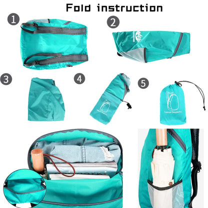 Foldable Waterproof Backpack – Lightweight Packable Hiking Daypack