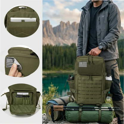 45L Tactical Backpack – MOLLE Hiking & Camping Bag for Men