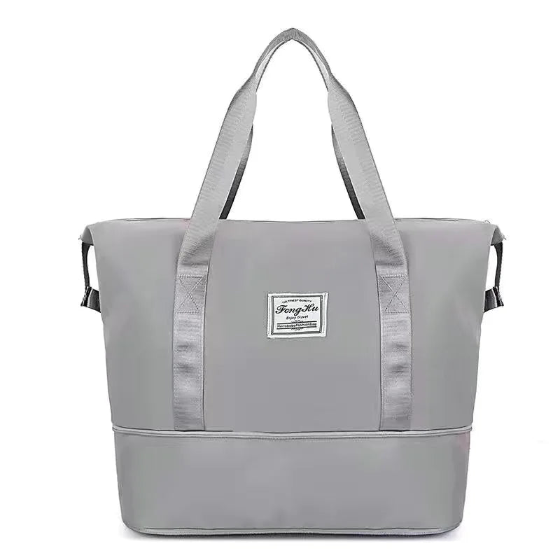 Foldable Travel Bag Large Capacity Waterproof Weekender Tote