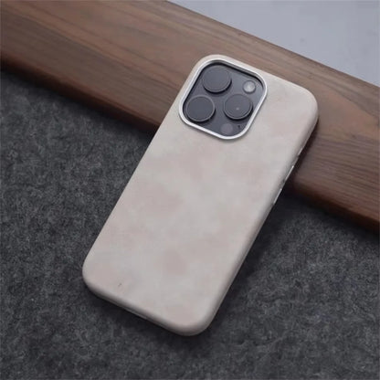 Retro Crazy Horse Leather Magsafe Case Iphone 18pro 15 14 13 12 17 Pro Max Simple Texture Magnetic