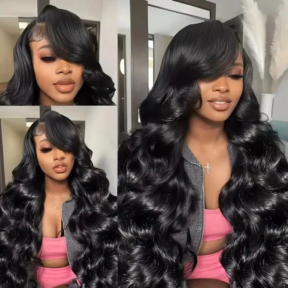 Brazilian Natural Body Wave Virgin Human Hair Wig Hd Lace Frontal Closure 360 13x4 13x6 5x5 180 200