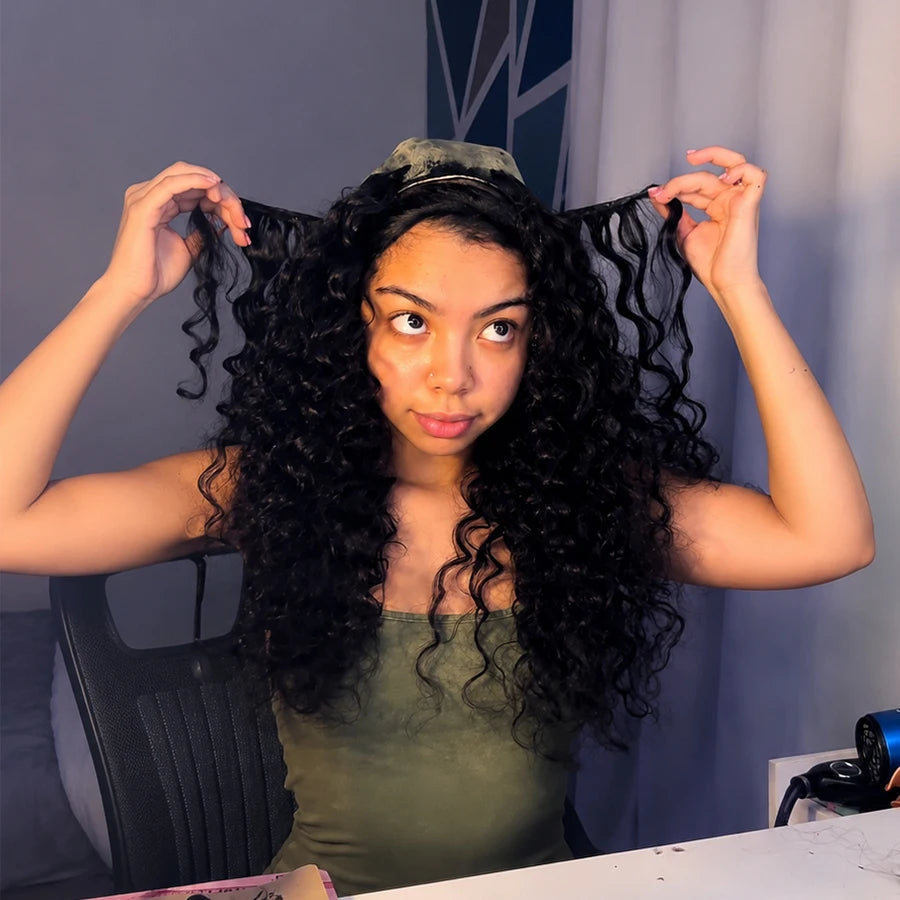 12a Natural Color Loose Deep Wave Human Hair Bundles Weaves Unprocessed Brazilian Weave 1 - Soft