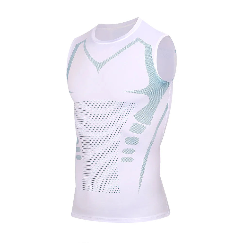Men's Compression Tank Top – Quick-Dry Sleeveless Gym Vest