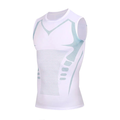 Men's Compression Tank Top – Quick-Dry Sleeveless Gym Vest