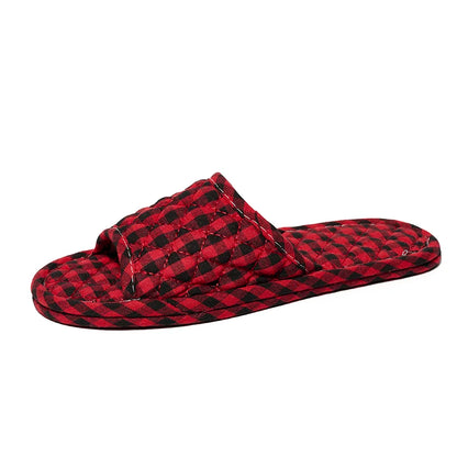 Women Slippers Lightweight Home Shoes Antislip Soft Indoor Fabric - Soft