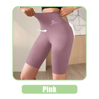 High Waist Biker Shorts for Women – Push Up Gym Cycling Yoga Leggings