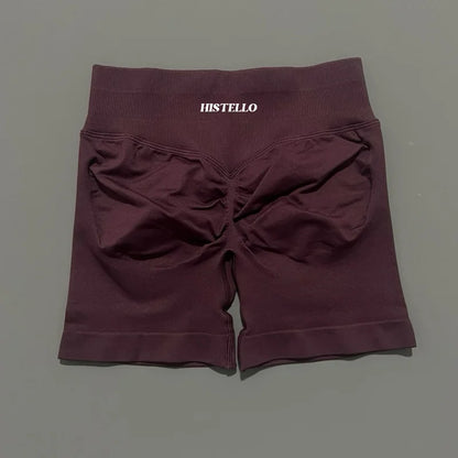 Women's Seamless High-Waist Workout Shorts – Yoga & Gym