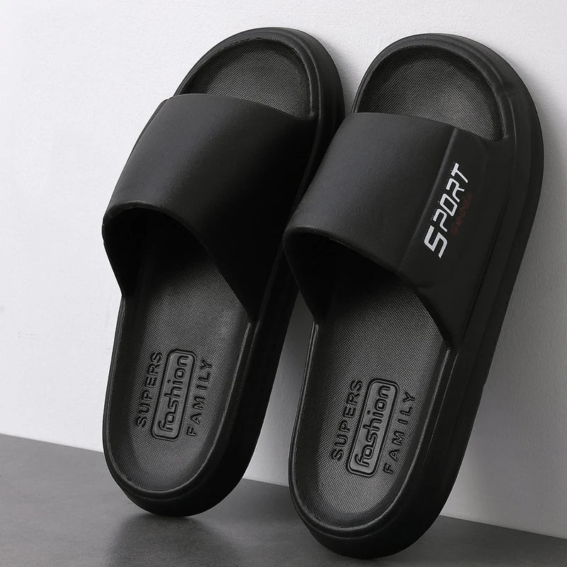 Big Size Summer Slippers Men Women Eva Soft Bottom Indoor Home Slides Sandals Light Beach Shoes Male