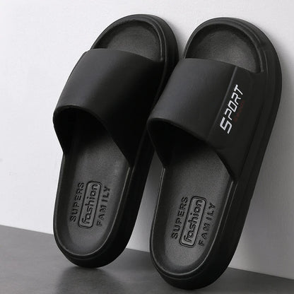 Big Size Summer Slippers Men Women Eva Soft Bottom Indoor Home Slides Sandals Light Beach Shoes Male