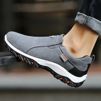 Men's Slip-On Hiking Shoes | Waterproof Anti-Slip Outdoor Sneakers