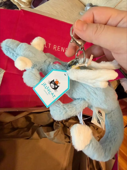 Kawaii Plush Keychain Bag Charm – Cute Food & Animal Mini Plush Toy