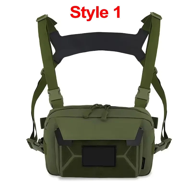 Tactical Chest Rig Bag – Outdoor Vest Pack for Hiking & Camping