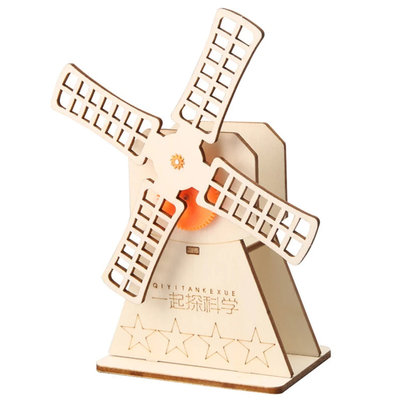 DIY STEM Science Kit for Kids – Build & Learn Wooden Models (33 Styles)