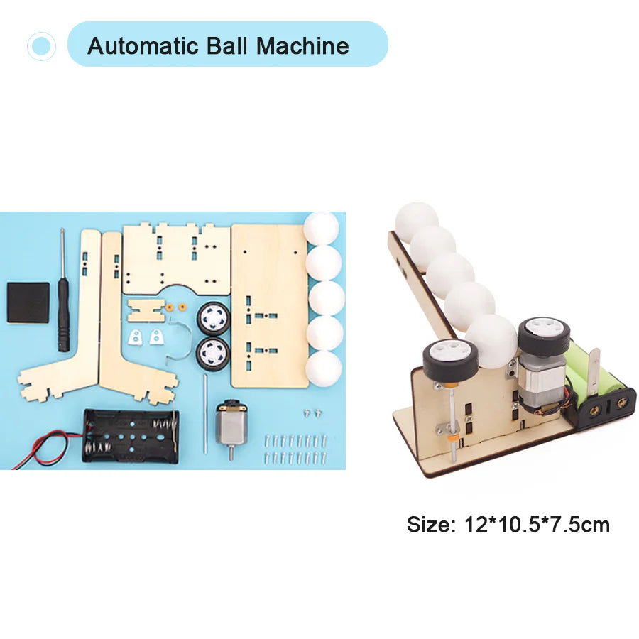 DIY STEM Science Experiment Kit for Kids – Handmade Assembly Model Toy (32 Designs)
