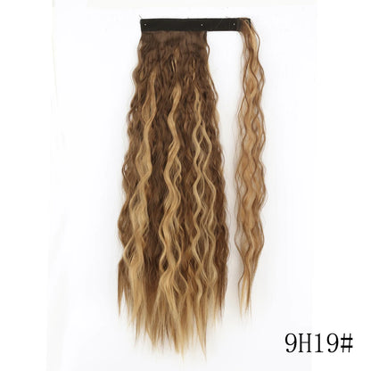 Wrap Around Ponytail Extension – Long Straight Synthetic Clip-In