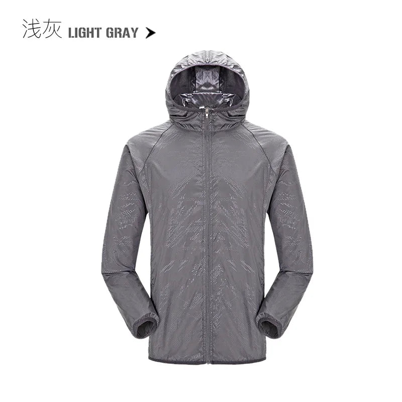 Waterproof Rain Jacket for Men & Women – Quick Dry Outdoor Coat
