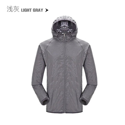 Waterproof Rain Jacket for Men & Women – Quick Dry Outdoor Coat