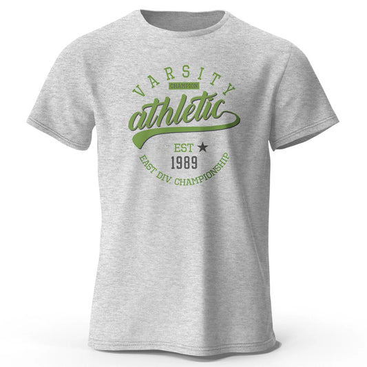 Vintage Varsity Graphic T Shirt 100% Cotton Unisex Tee