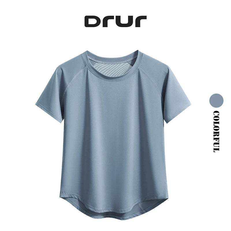 Women's Quick-Dry Workout T-Shirt Short Sleeve Gym Top