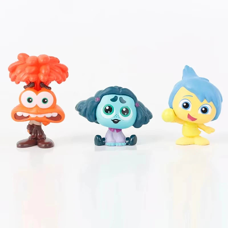 Inside Out 2 Mini Action Figures Set of 9 Characters