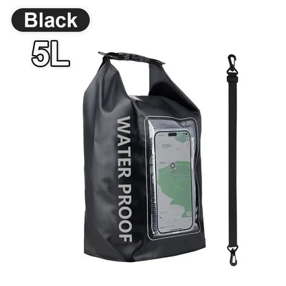 Waterproof Dry Bag with Touch Screen Window – 2L & 5L