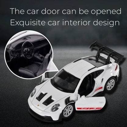 Porsche 911 GT3 RS Diecast Model Car – 1:36 Scale Metal Toy