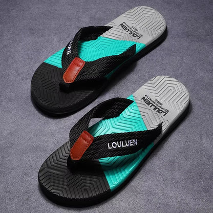 Men Flip Flops Summer Beach Breathable Casual Slippers Outdoor