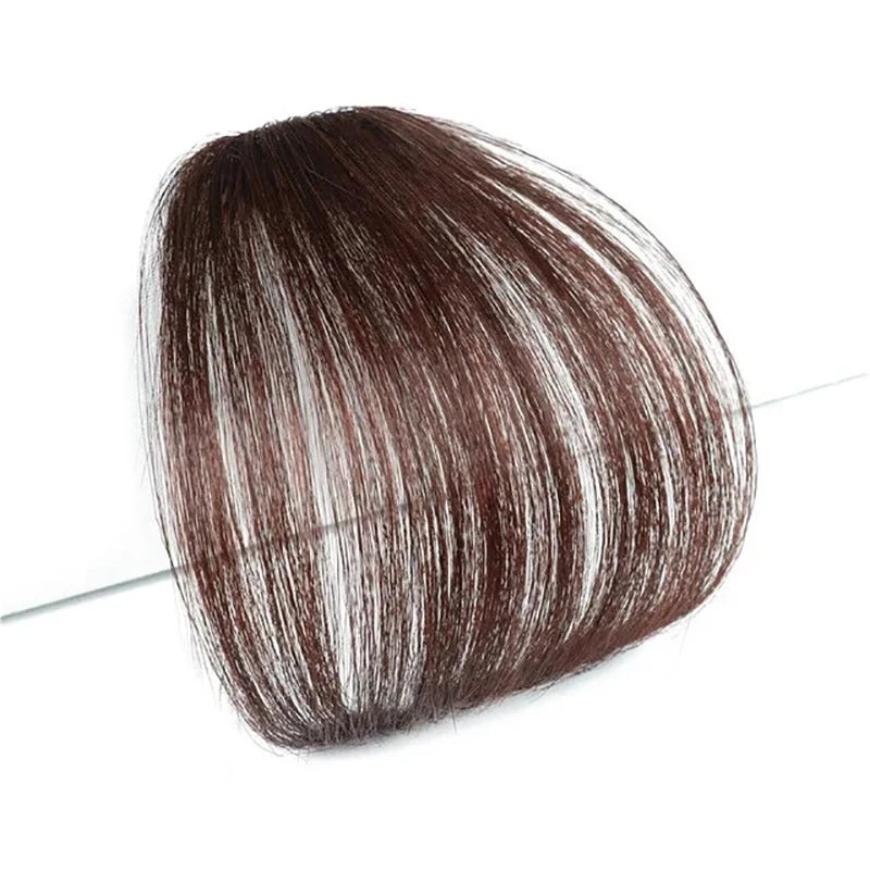 Clip-In Air Bangs Hair Extension – Synthetic Wispy Fringe Hairpiece for Women