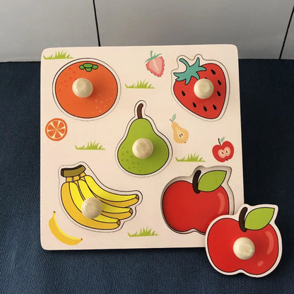 Montessori Wooden Shape Sorting Stacking Toy for Toddlers