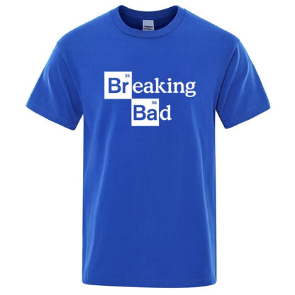 Heisenberg Graphic T Shirt Cotton Blend Casual Short Sleeve Tee