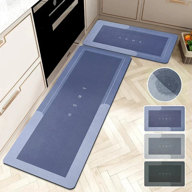 Diatomite Kitchen Mat – Non-Slip Super Absorbent Floor Rug